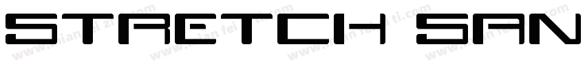 STRETCH SANS Regular字体转换